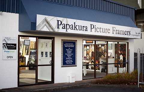 Papakura Picture Framers Shop Front